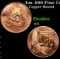 1oz .999 Fine Copper Bullion Round - Panda Style Grades Ungraded