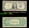 1957A $1 Blue Seal Silver Certificate Grades vf++