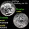 1977-p Washington Quarter 25c Grades GEM++ Unc