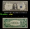 1935D $1 Blue Seal Silver Certificate Grades xf