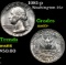 1981-p Washington Quarter 25c Grades GEM+ Unc