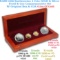 ***Major Highlight*** RARE 1996 Smithsonian 4 Coin GOLD & Silver Proof & Unc Commemorative Set W/ Or