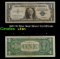 1957 $1 Blue Seal Silver Certificate Grades xf