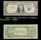 1957A $1 Blue Seal Silver Certificate Grades vf++