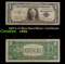 1957A $1 Blue Seal Silver Certificate Grades vf++