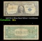 1957B $1 Blue Seal Silver Certificate Grades f+