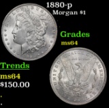 1880-p Morgan Dollar $1 Grades Choice Unc