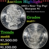 ***Major Highlight*** 1882-s Morgan Dollar Near Top Pop! $1 ms67+ SEGS (fc)