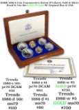 ***Major Highlight*** RARE 1896 6-Coin Commerative Statue Of Liberty Gold & Silver Proof & Unc Set 0