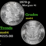 1879-p Morgan Dollar $1 Grades Choice Unc