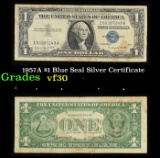 1957A $1 Blue Seal Silver Certificate Grades vf++