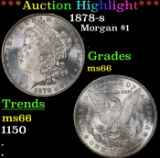 ***Major Highlight*** 1878-s Morgan Dollar $1 ms66 SEGS (fc)