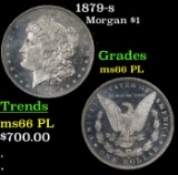 1879-s Morgan Dollar $1 Grades GEM+ UNC PL
