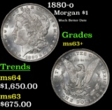 1880-o Morgan Dollar $1 ms63+ SEGS