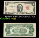 1953B $2 Red Seal United States Note Grades vf++