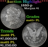 ***Major Highlight*** 1880-p Morgan Dollar $1 ms65+ PL SEGS (fc)