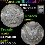 ***Major Highlight*** 1883-s Morgan Dollar $1 Select Unc USCG (fc)