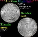 ***Major Highlight*** 1887-s Morgan Dollar $1 ms65 SEGS (fc)
