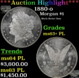***Major Highlight*** 1880-o Morgan Dollar $1 ms63+ PL SEGS (fc)