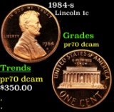 1984-s Proof Lincoln Cent 1c GEM++ Proof Deep Cameo USCG