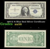 1957A $1 Blue Seal Silver Certificate Grades Choice AU/BU Slider