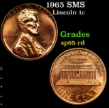 1965 SMS Lincoln Cent 1c Grades sp65 rd