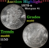 ***Major Highlight*** 1878-s Morgan Dollar $1 ms66 SEGS (fc)
