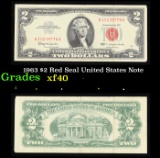 1963 $2 Red Seal United States Note Grades xf