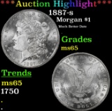 ***Major Highlight*** 1887-s Morgan Dollar $1 ms65 SEGS (fc)