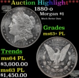 ***Major Highlight*** 1880-o Morgan Dollar $1 ms63+ PL SEGS (fc)