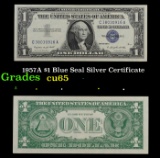 1957A $1 Blue Seal Silver Certificate Grades Gem CU