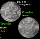 1878-s Morgan Dollar $1 Grades Choice Unc