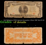 1942 Philippines WWII Japanese Occupation 5 Pesos 