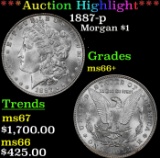 ***Major Highlight*** 1887-p Morgan Dollar $1 ms66+ SEGS (fc)