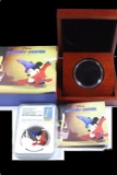 ***Major Highlight*** Rare NGC 2017 Disney Mickey-Fantasia 1oz .999 Silver $2 New Zealand Niue Comme
