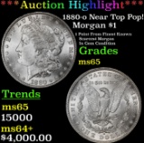 ***Major Highlight*** 1880-o Morgan Dollar Near Top Pop! $1 ms65 SEGS (fc)