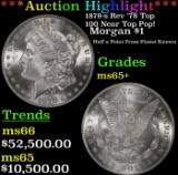 ***Major Highlight*** 1879-s Rev '78 Top 100 Morgan Dollar Near Top Pop! $1 ms65+ SEGS (fc)