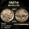 1927-d Buffalo Nickel 5c Grades Select+ Unc