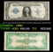 1923 $1 large size Blue Seal Silver Certificate Grades vf, very fine Signatures Woods/White