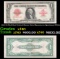 1923 $1 Red Seal United States Note Grades xf Signatures Speelman/White