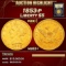 *Highlight* 1853-p Gold Liberty Half Eagle $5 Select+ Unc USCG (fc)
