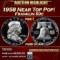 *Highlight* 1958 Proof Franklin Half Dollar Near Top Pop! 50c pr68 DCAM SEGS (fc)