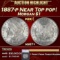 *Highlight* 1887-p Morgan Dollar Near Top pop! $1 Grades Gem++ Unc (fc)