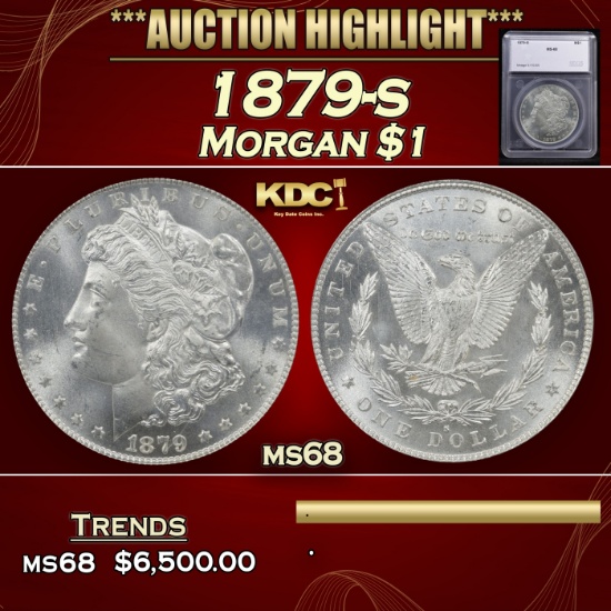 *Highlight* 1879-s Morgan Dollar $1 ms68 SEGS (fc)
