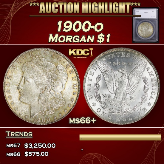 *Highlight* 1900-o Morgan Dollar $1 ms66+ SEGS (fc)