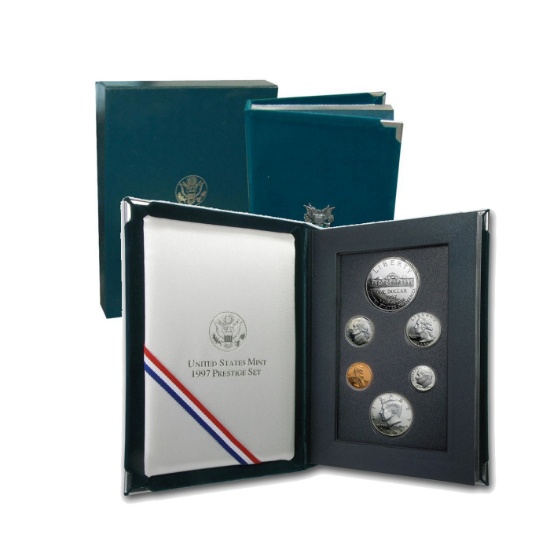 1997 United States Mint Prestige Proof Set With Box & COA