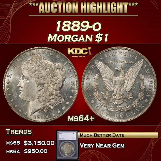 *Highlight* 1889-o Morgan Dollar $1 ms64+ SEGS (fc)
