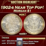 *Highlight* 1902-s Morgan Dollar Near Top Pop! $1 ms66+ SEGS (fc)