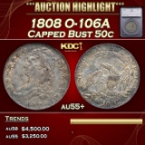 *Highlight* 1808 Capped Bust Half Dollar O-106A 50c au55+ SEGS (fc)