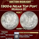 *Highlight* 1900-s Morgan Dollar Near Top Pop! $1 ms66+ PL SEGS (fc)